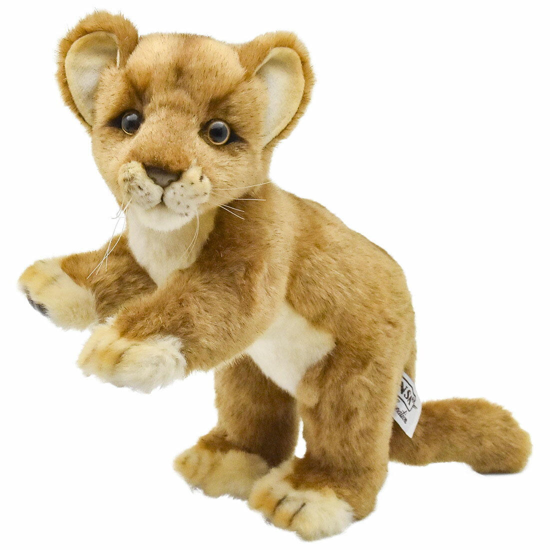 乐天商城 - HANSA 子ライオン25 L25(cm) 4995 ぬいぐるみ ハンサ クリスマス 誕生日 プレゼント 動物 犬 猫 鳥 うさぎ ペンギン アニマル 置物 人形 フィギュア KOESEN ケーセン 大きい マスコット 実物大 大型