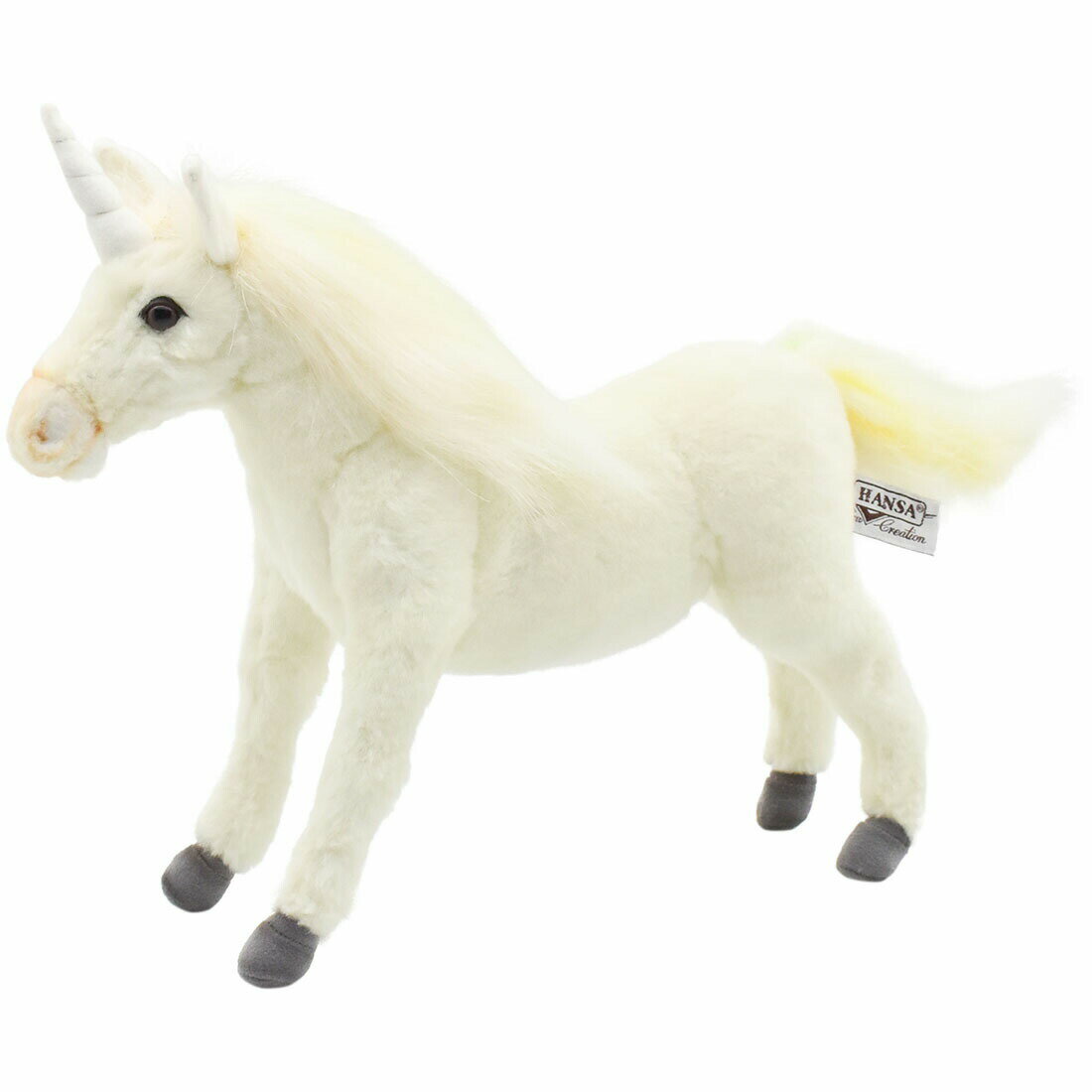 乐天商城 - HANSA ユニコーン 30 L30(cm) 5254 UNICORN ぬいぐるみ ハンサ 一角獣 クリスマス 誕生日 プレゼント 動物 犬 猫 鳥 うさぎ ペンギン アニマル 置物 人形 フィギュア KOESEN ケーセン 大きい マスコット 実物大 大型