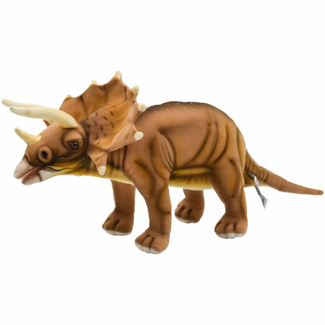 Rakuten - HANSA 6135 トリケラトプス37 全長：37cm TRICERATOPS BH6135 ぬいぐるみ ハンサ クリスマス 誕生日 プレゼント 動物 犬 猫 鳥 うさぎ ペンギン アニマル 置物 人形 フィギュア KOESEN ケーセン 大きい マスコット 実物大 大型