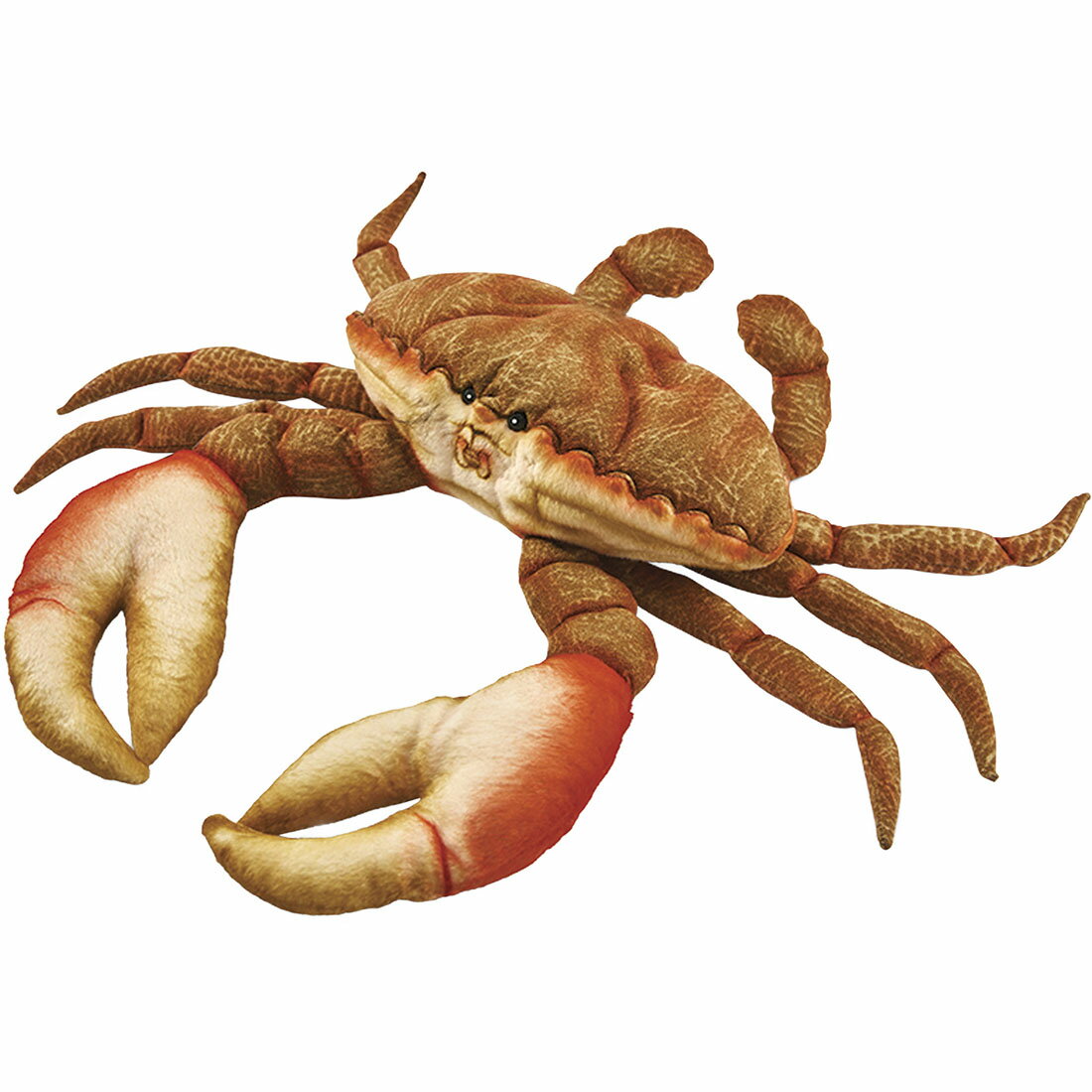 乐天商城 - HANSA BH6312 カニ オレンジ 35 CRAB 蟹 リアル ぬいぐるみ ハンサ 誕生日 プレゼント 動物 犬 猫 鳥 うさぎ ペンギン アニマル 置物 人形 フィギュア 大きい マスコット 実物大 大型 ビッグ おすすめ かわいい おしゃれ とんぼ