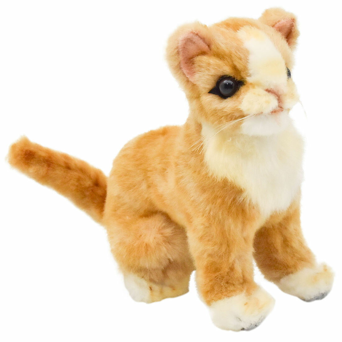 乐天商城 - HANSA 6489 ネコ(コ)　ベージュ16 全長：16cm KITTEN BE BH6489 ぬいぐるみ ハンサ 子猫 クリスマス 誕生日 プレゼント 動物 犬 猫 鳥 うさぎ ペンギン アニマル 置物 人形 フィギュア KOESEN ケーセン 大きい マスコット 実物大 大型
