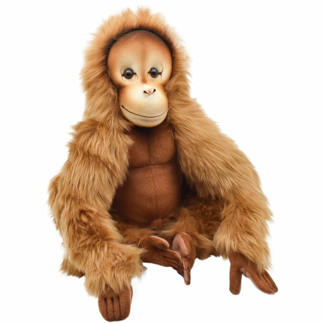 樂天商城 - HANSA 6698 オランウータン27 全長：27cm ORANGUTAN BH6698 ぬいぐるみ ハンサ 猿 クリスマス 誕生日 プレゼント 動物 犬 猫 鳥 うさぎ ペンギン アニマル 置物 人形 フィギュア KOESEN ケーセン 大きい マスコット 実物大 大型