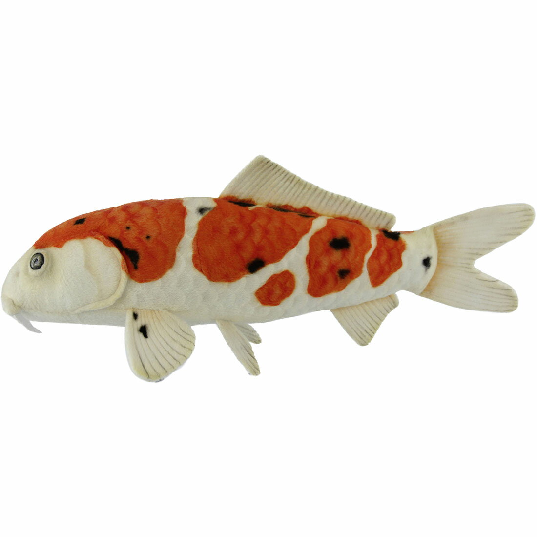 乐天商城 - HANSA BH8280 錦鯉 大正三色 52 KOI 鯉 コイ アクアリウム ニシキゴイ 泳ぐ宝石 柄 赤白黒 リアル ぬいぐるみ ハンサ 誕生日 プレゼント 動物 犬 猫 鳥 うさぎ ペンギン アニマル 置物 人形 フィギュア 大きい マスコット 実物大 大型 ビッグ おすすめ かわいい おしゃれ