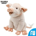 HANSA ゴルフ FW用 ヘッドカバー ブタ 豚 座り フェアウェイウッド用 BH8340 ぬいぐるみ ハンサ プレゼント 動物 犬 猫 鳥 うさぎ アニマル...
