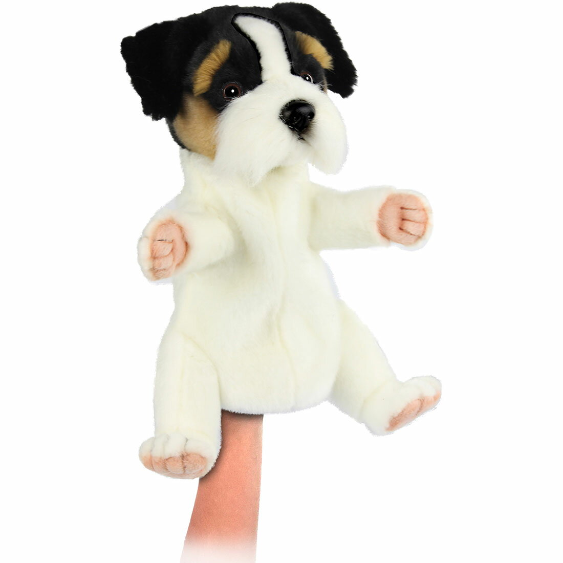 乐天商城 - HANSA BH8451 ハンドパペット ジャックラッセルテリア 26 JACK RUSSERL TERRIER 犬 ぬいぐるみ 操り人形 あやつり人形 指人形 腹話術 ハンサ もふもふ クリスマス 誕生日 プレゼント 動物 アニマル 置物 人形 フィギュア 大きい マスコット 大型 かわいい おすすめ