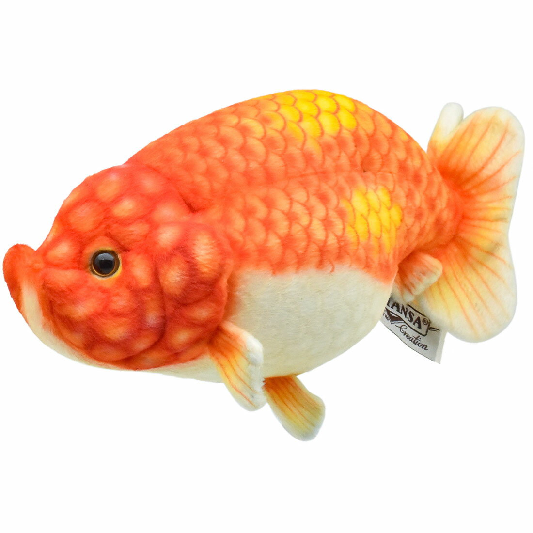 Rabbit - HANSA BH8515 ランチュウ 全長23cm 蘭鋳 金魚 観賞魚 魚 リアル ぬいぐるみ ハンサ 誕生日 プレゼント 動物 犬 猫 鳥 うさぎ ペンギン アニマル 置物 人形 フィギュア 大きい マスコット 実物大 大型 ビッグ おすすめ かわいい おしゃれ