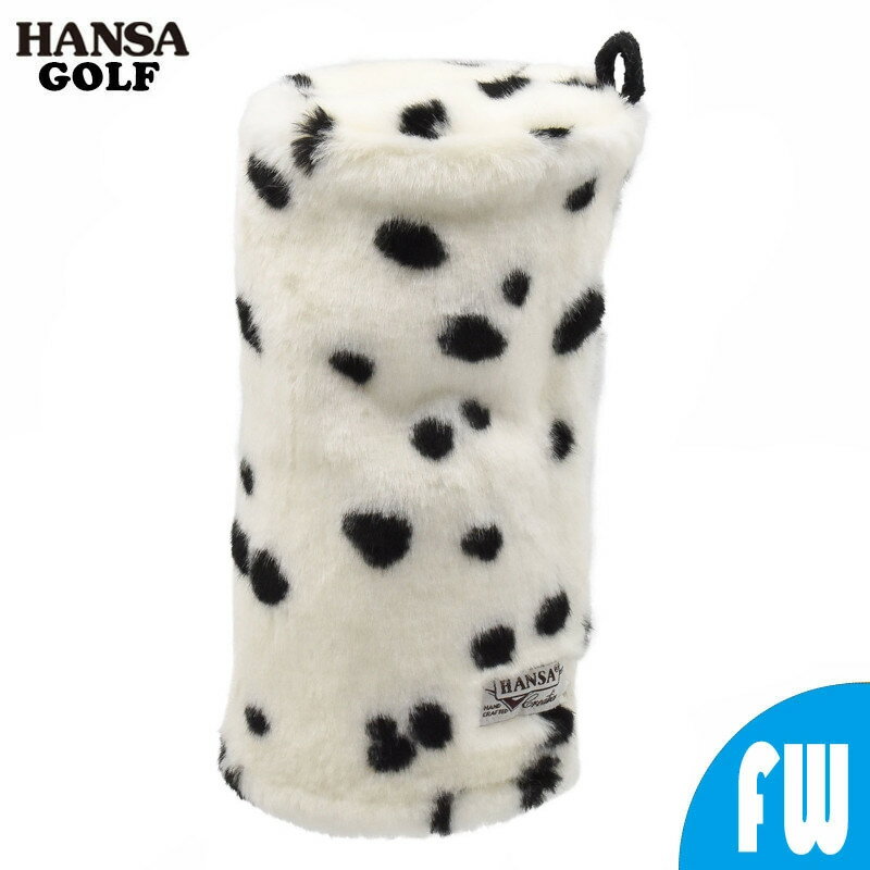 HANSA ゴルフ FW用 ダルメシアン TUBE型 フェアウェイウッド用 ヘッドカバー BH8599 ぬいぐるみ ハンサ 動物 犬 猫 アニマル リアル 人形...