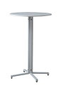 ハイテーブル 円形 60cm天板 高さ93.5cm PT-332GY グレー スチール テーブル 机 オフィス カフェ シンプル ラウンド 丸テーブル カウンタ...