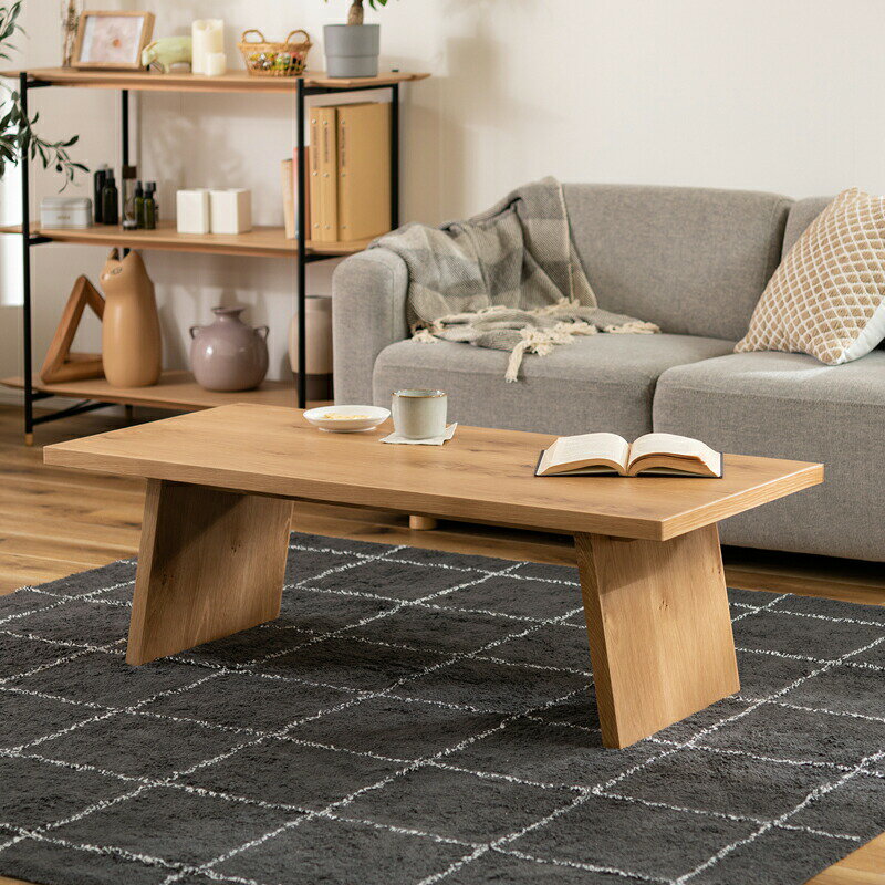 日本製 リビングテーブル JPT-89OAK オーク ナチュラル リビングテーブル センターテーブル ローテーブル テーブル 幅120 長方形 ナチュラル おし...