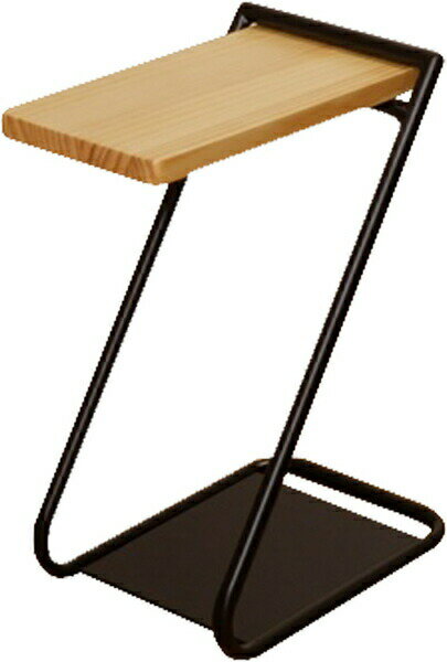 乐天商城 - アイアンレッグサイドテーブルLow NIT-12BK ブラック サイドテーブル ミニテーブル テーブル ナイトテーブル デザインテーブル おしゃれ スチール 天然木 パイン スリム 簡単組立 玄関 簡易テーブル 小物置き ベッドサイド ソファサイド