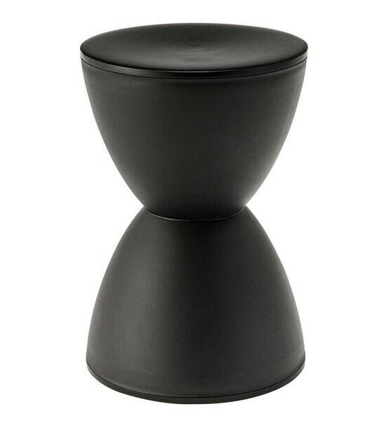 乐天商城 - スツール PC-680BK ブラック プラスチック製 屋外兼用 ガーデン 庭 ベランダ おすすめ グランピング アウトドア 椅子 イス チェア 腰掛け 玄関 リゾート 南国 ホテル