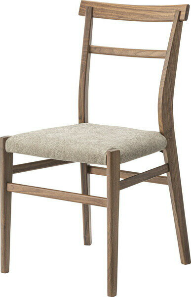 乐天商城 - カバーリングチェア ACE-71WAL 天然木 ウォルナット ブラウン ダイニングチェア イス 食卓 椅子 ウッド レザー