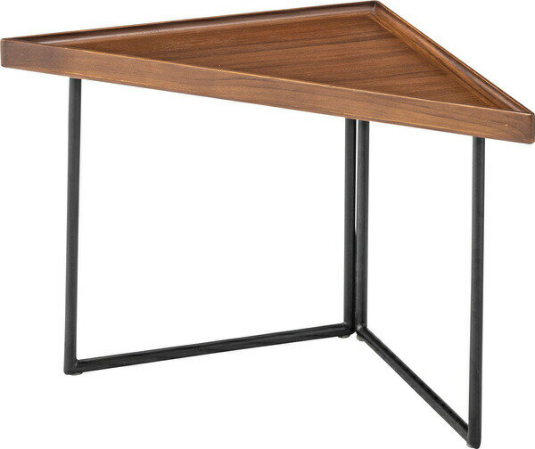 ミニテーブル コーナー S GT-315BR ブラウン サイドテーブル 角 部屋 収納