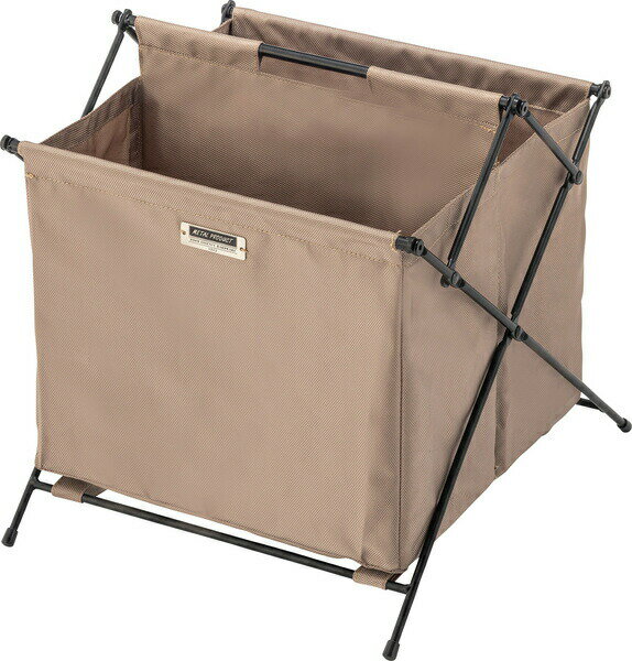フォールディングバスケットS MIP-76BE ベージュ 折りたたみ ラック ランドリーボックス アウトドア 持ち運び ポータブル 収納 おすすめ おしゃれ 洗濯かご