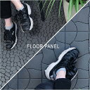 石畳調 フロアパネル 10枚セット FLR-31A 1枚30×30cm ジョイント DIY プラスチック 軽量 軽い 耐水 排水 人工石畳 デッキパネル ジョイントパネル 玄関 ベランダ バルコニー テラス 庭 ガーデン 正方形 おしゃれ フロアデッキ タイル はめるだけ 石風 モダン グレー FLR-31B