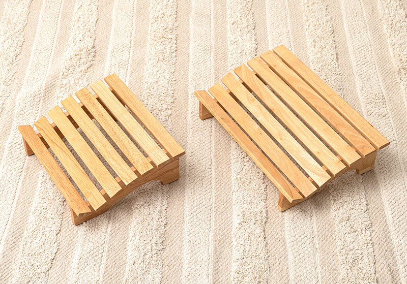 天然木 フットレスト HOW-010NA S 足置き デスク 机 木 木製 シンプル おしゃれ 北欧 韓国インテリア ナチュラル helppo デスクワーク 足置き台 デスク オフィス リモートワーク 在宅 天然木 足枕 足まくら リラックス Sサイズ おしゃれ PCデスク 書斎 リビング HOW-011NA M [2]