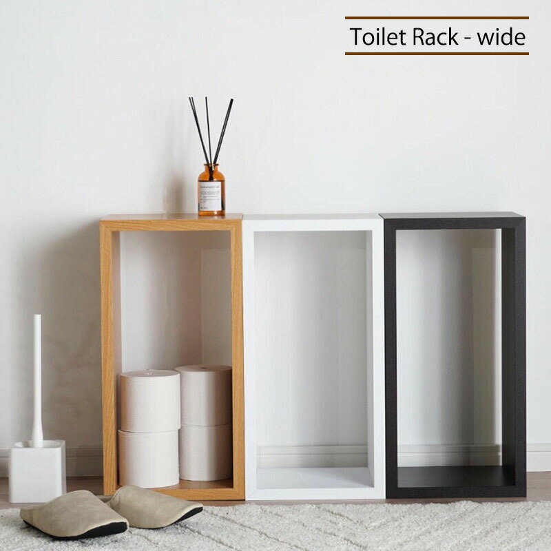 乐天商城 - トイレラック 東谷 NWS-557 ナチュラル トイレットペーパー収納 トイレ収納 スリム 木目 木製 ウッド パズルラック コゾー nws-557na NWS-557BR NWS-557WH コーナー おすすめ おしゃれ ストッカー