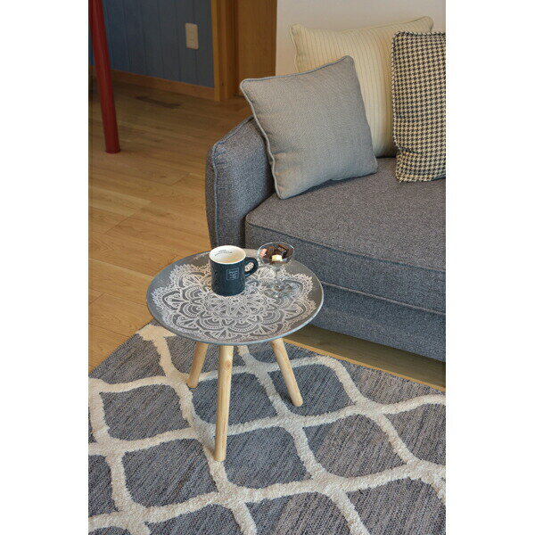 模様が美しい トレーテーブル Mサイズ LFS-191 小物入れ 座椅子 花台 ソファ サイドテーブル 移動 持ち運び トレイ お盆 化粧台 化粧ポーチ ディフューザー 玄関 リビング LFS-191A LFS-191B LFS-191C [2]