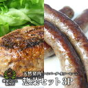 送料無料 天然猪100% お得なお惣菜セット 肉々しい ジューシー生ソーセージ1袋 約190g & 肉汁たっぷり 天然猪 ハンバーグ 2個セット 約280g 広島県福山産 備後地方 いのしし肉 イノシシ肉 自然…