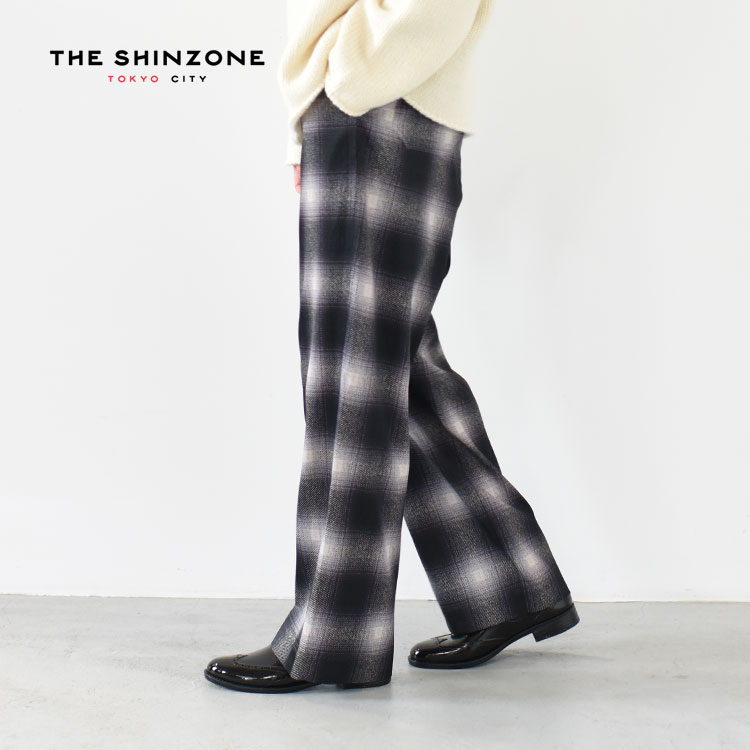 THE SHINZONE(ザ シンゾーン)/OMBRE CHECK PANTS オンブレチェックパンツ