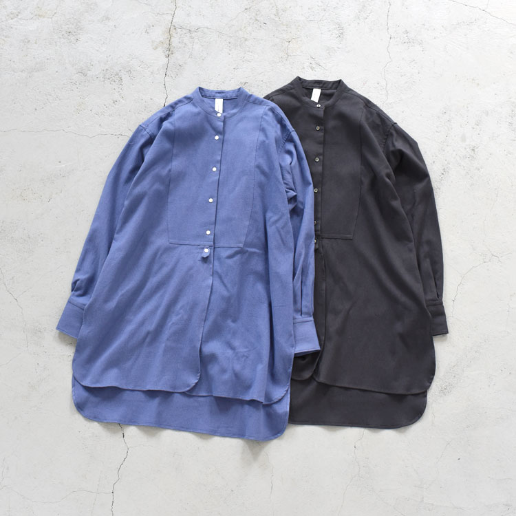 ySALE 30OFFzsanaiTij/yoke shirt(wool plane)yԕisz