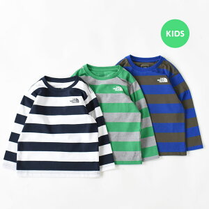 【SALE 10％OFF】THE NORTH FACE(ザ・ノースフェイス)/L/S Field Border Tee ロングスリーブフィールドボーダーティー（キッズ）【ネコポス1点まで可能】【返品交換不可】