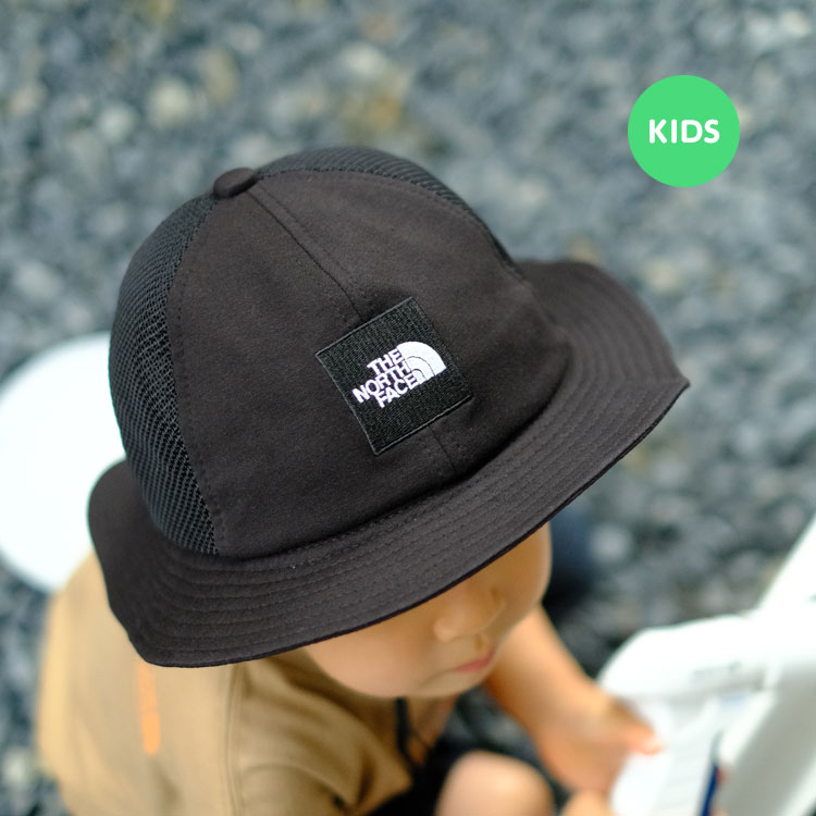 【SALE 10％OFF】THE NORTH FACE(ザ・ノースフェイス)/Kids' Square Logo Mesh Hat スクエアロゴメッシュハット（キッズ）【返品交換不可】