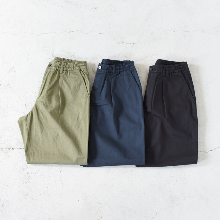 Universal Works（ユニバーサルワークス）/TWILL PLEATED TRCK PANT ツイルプリーツトラックパンツ