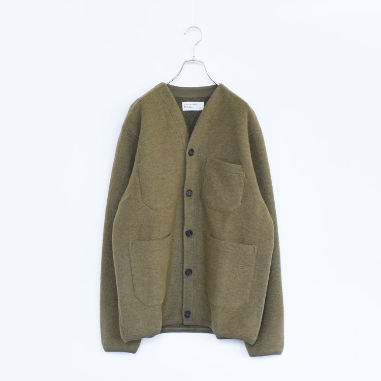 Universal Works（ユニバーサルワークス）/WOOL FLEECE CARDIGAN ウールフリースカーディガン