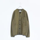 【SALE 20％OFF】Universal Works（ユニバーサルワークス）/WOOL FLEECE CARDIGAN ウールフリースカーディガン【返品交換不可】