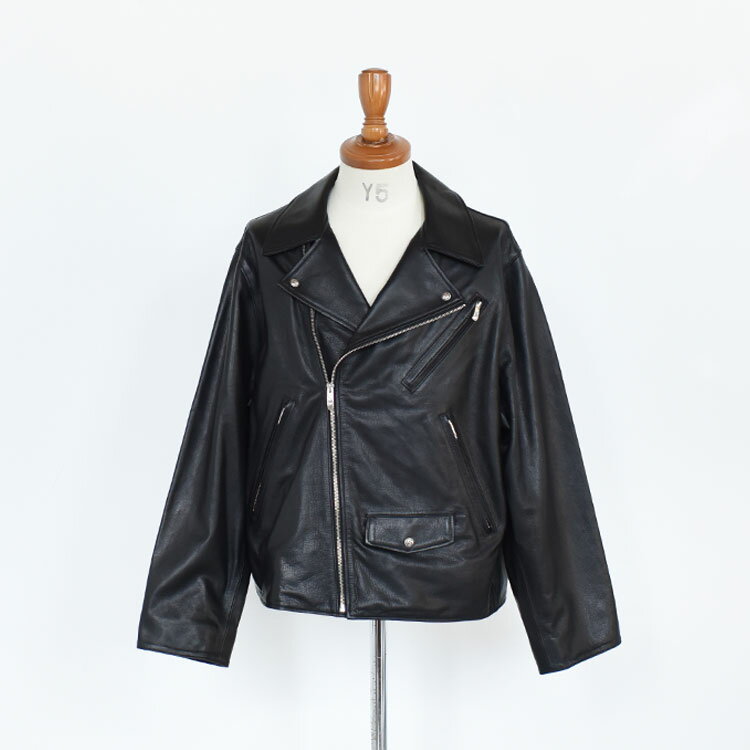 PORTER CLASSIC（ポータークラシック）/PC RIDERS JACKET W/LOVE&PEACE SILVER ライダースジャケット