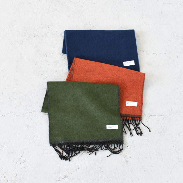 Universal Works（ユニバーサルワークス）/DOUBLE SIDED SCARF ダブルサイディドスカーフ