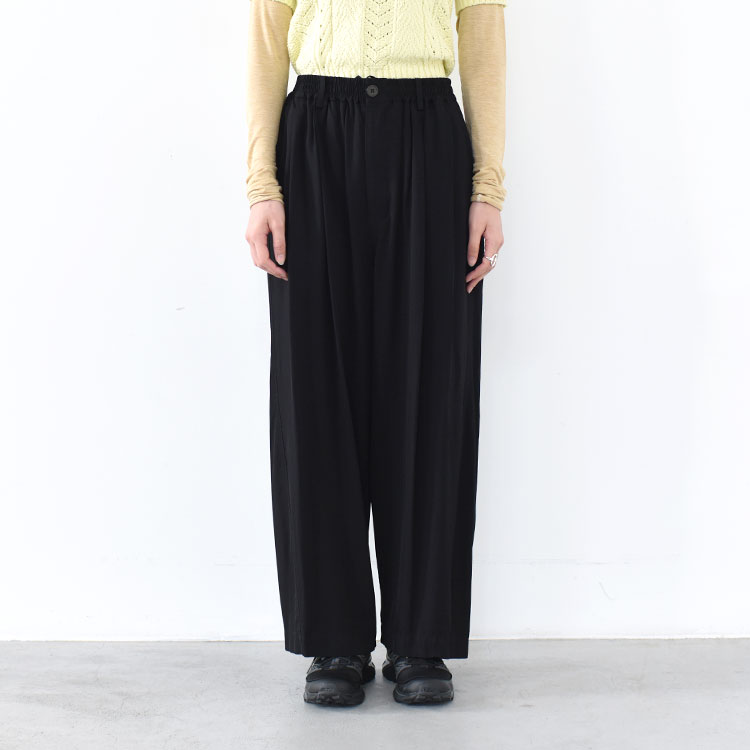 unfil（アンフィル）/viscose-gabardine BIG easy trousers ビッグイージートラウザーズ【2024春夏】【履き比べ可能】 3