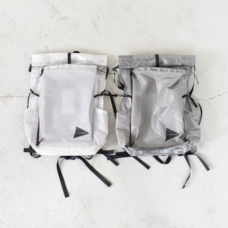 and wander（アンドワンダー）/UL backpack with Dyneema ULバックパックウィズダイニーマ