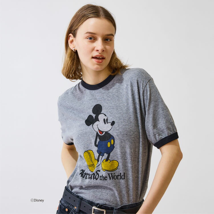 THE SHINZONEiV][j/MICKEY RINGER TEE ~bL[K[TVcy2024tāz