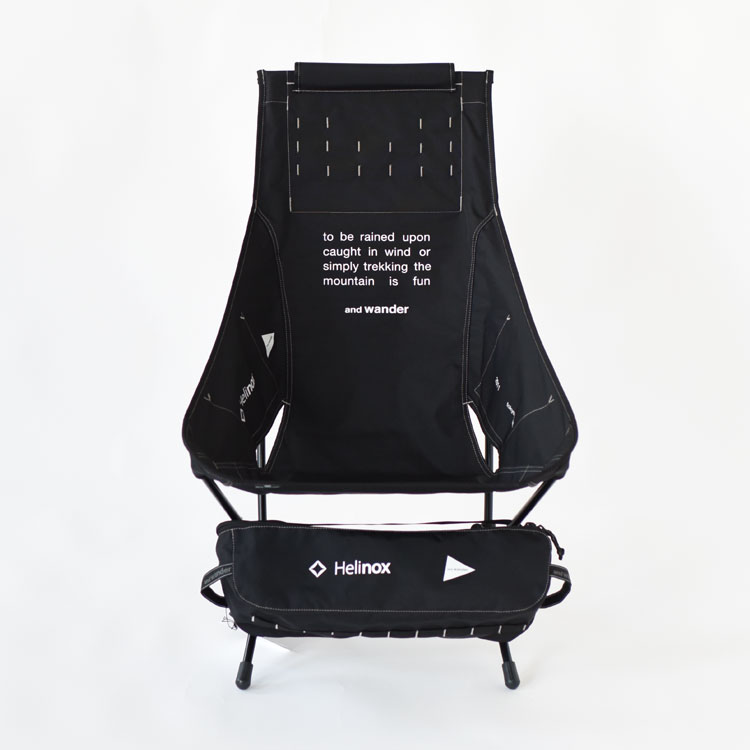 and wander（アンドワンダー）/Helinox × and wander folding chair two フォールディングチェア【2024春夏】