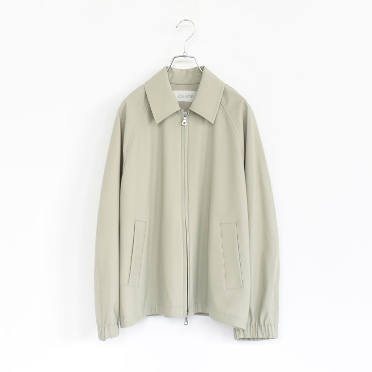 Rakuten - 【SALE 30％OFF】ESLOW（エスロー）/WOOL TORO BONDING WIDE HARRINGTON JACKET ウールトロボンディングワイドハリントンジャケット【返品交換不可】/A2051FJ200