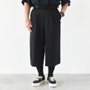 【SALE 10%OFF】marka(マーカ)/ORGANIC COTTON TWILL TWO TUCK CROPPED TROUSERS オーガニックコットンツイル / 2タッククロップドトラウザーズ【返品交換不可】/M25B05PT01E