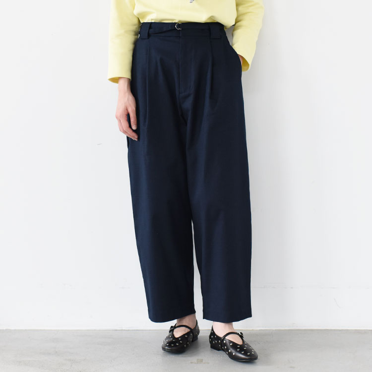 Rakuten - MidiUmi（ミディウミ）/slacks pants with belt スラックスパンツ ウィズベルト/1-760124【2026春夏】【履き比べ可能】