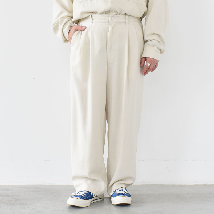 Rakuten - concause（コンコース）/TENCEL WIDE SLACKS テンセルワイドスラックス/2601012【2026春夏】【履き比べ可能】