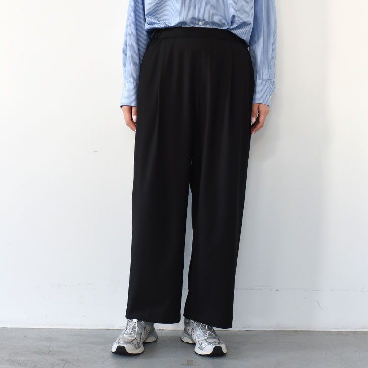 Rakuten - mizuiro ind（ミズイロインド）/two tuck slacks ツータックスラックス/1-260100【2026春夏】【履き比べ可能】