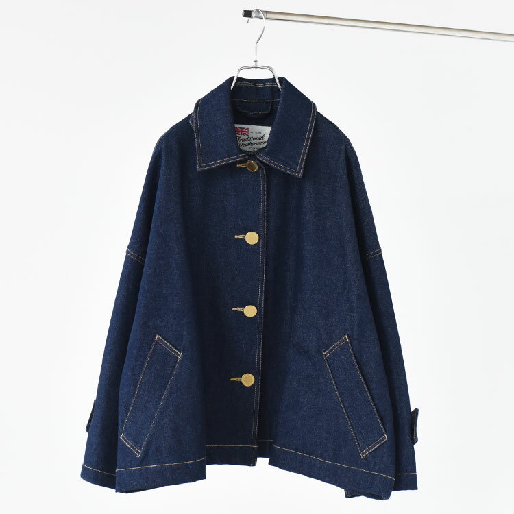 Rakuten - Traditional Weatherwear（トラディショナルウェザーウェア）/MALTON BUTTON THROUGH SHORT DENIM マールトン ボタンスルー ショート デニム/L261CIFCO0540EM【2026春夏】