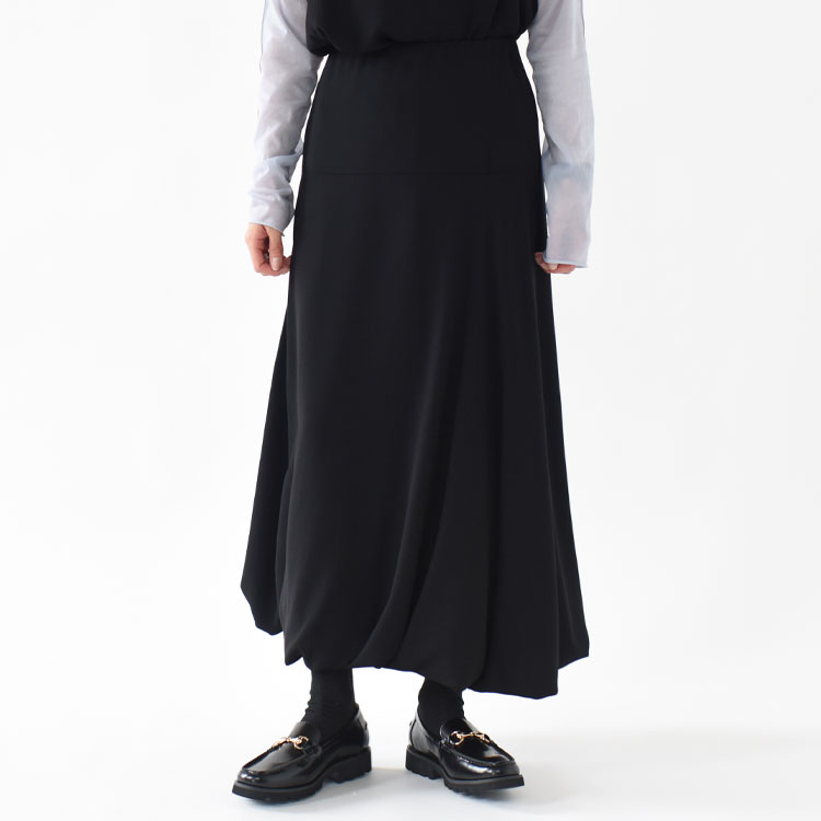 Rakuten - mizuiro ind（ミズイロインド）/georgette balloon long skirt ジョーゼット バルーンロングスカート/1-260105【2026春夏】【履き比べ可能】