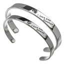 Binich(ビニッチ) 【在庫限り】【ペア販売】メッセージ ペアバングル ペアブレスレット ペアアクセサリー シルバー925 アクセサリー[シルバーブレスレッ...