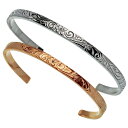 Binich(ビニッチ) 【ペア販売】ハワイアンハイビスカスジルコニアペアバングル メンズ レディース ハワイアンジュエリー風 アクセサリー[ステンレスブレスレ...