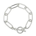 \5/15限定P10倍&割引クーポン/Binich(ビニッチ) 楕円 チェーン Tバー ブレスレット シルバー925 アクセサリー ブレスレット メンズ レディ...