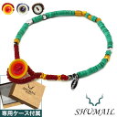 SHUMAIL(シュメール) ターコイズワックスコードボタンクラスプブレスレット ブランド アクセサリー ブレスレット メンズ