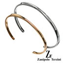 zanipolo terzini (ザニポロタルツィーニ) 【ペア販売】インフィニティ ライン ペアバングル アクセサリー ダイヤモンド [ステンレスブレスレッ...
