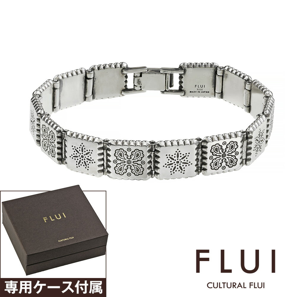 FLUI(フルイ) ブレスレット メンズ ブランド リヴュレット ブレスレット ペイズリー バンダナ クッキー..