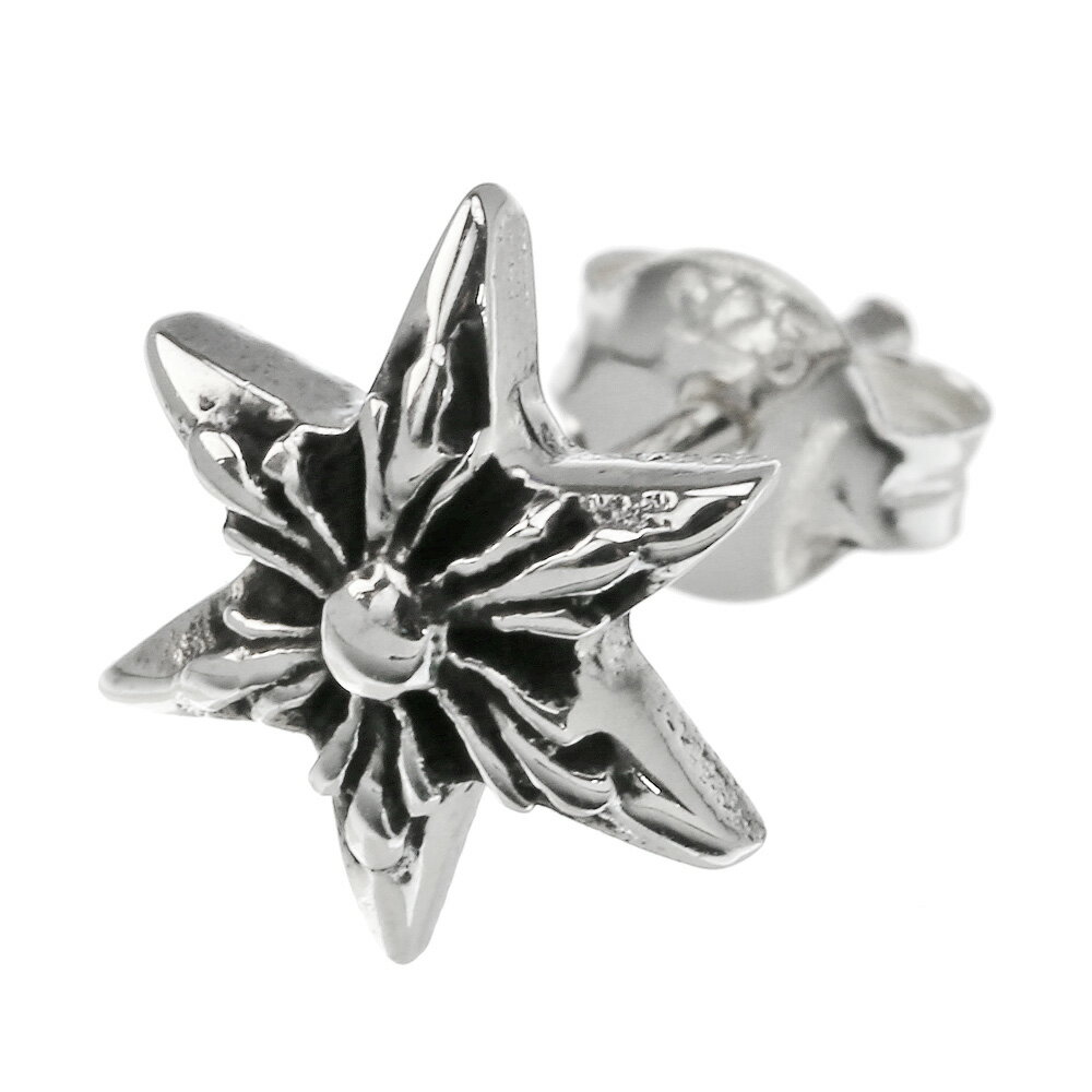 \11/25限定P10倍&10%OFFクーポン/Binich(ビニッチ) 【在庫限り】スモール ヘキサグラム スター スタッドピアス メンズ シルバー925 ア...